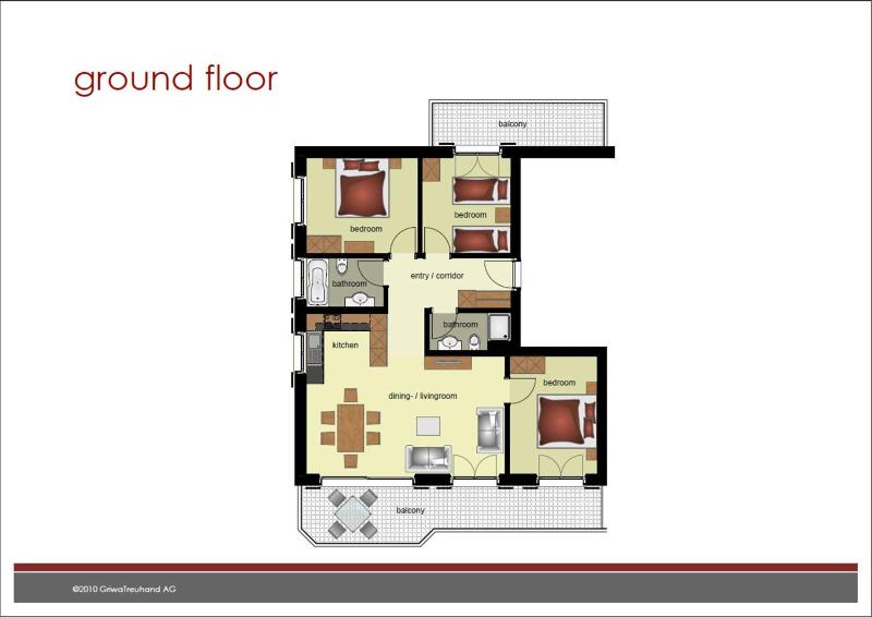 Three-Bedroom Apartment image 2