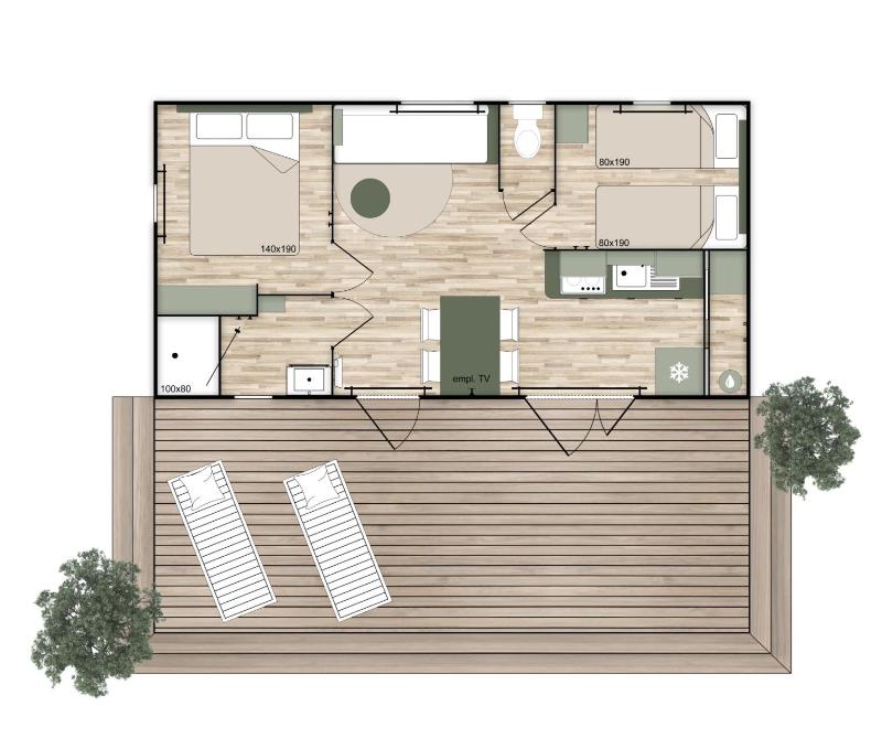 Mobile Home Arinella (4pers, linge compris) image 2