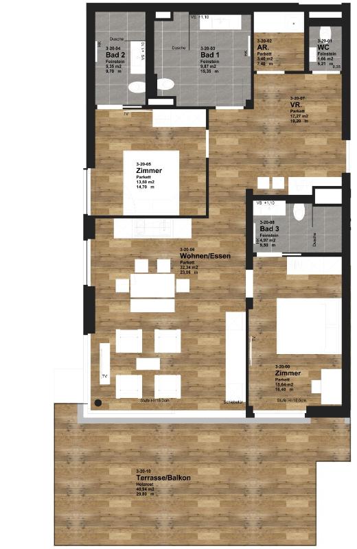 Deluxe Two-Bedroom Apartment image 2