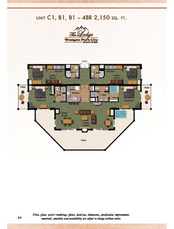 Four-Bedroom Presidential Suite image 2