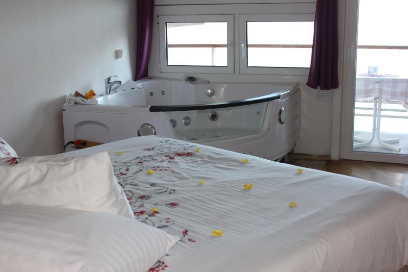 Queen Room with Rolling Jacuzzi and Lake View image 3