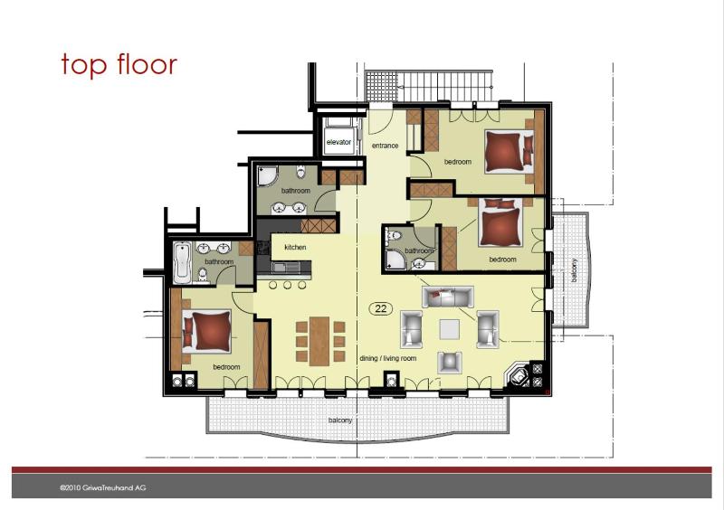 Three-Bedroom Apartment with Balcony image 2