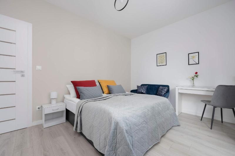 Family Apartment Cybernetyki with AC and Parking by Noclegi Renters - image 13