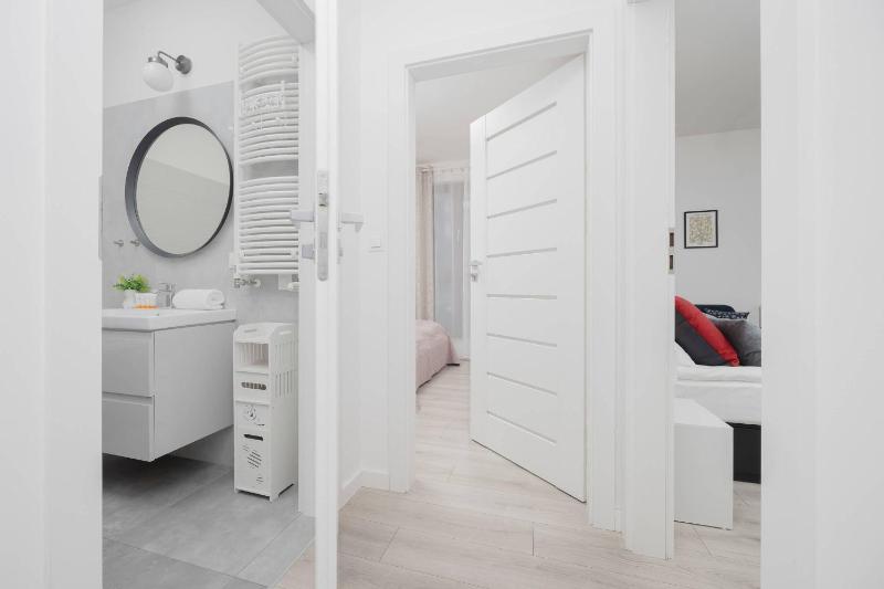 Family Apartment Cybernetyki with AC and Parking by Noclegi Renters - image 9