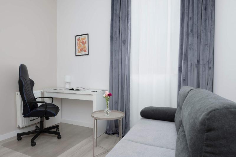Family Apartment Cybernetyki with AC and Parking by Noclegi Renters - image 14