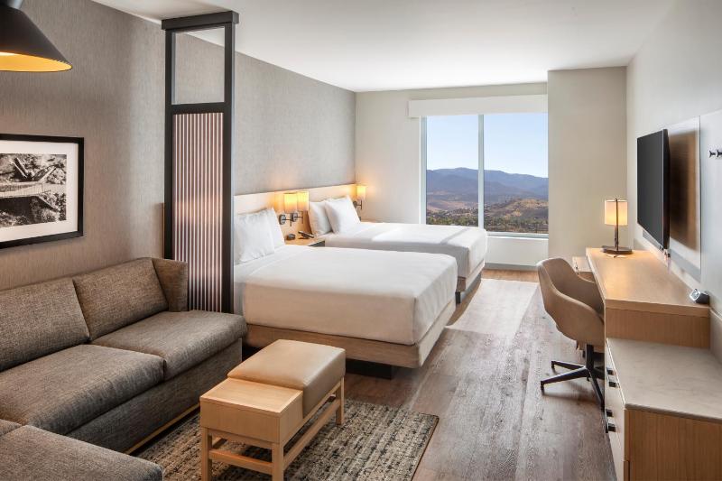 Queen Suite with Two Queen Beds with Sofa Bed and Roll-In Shower - Disability Access image 1