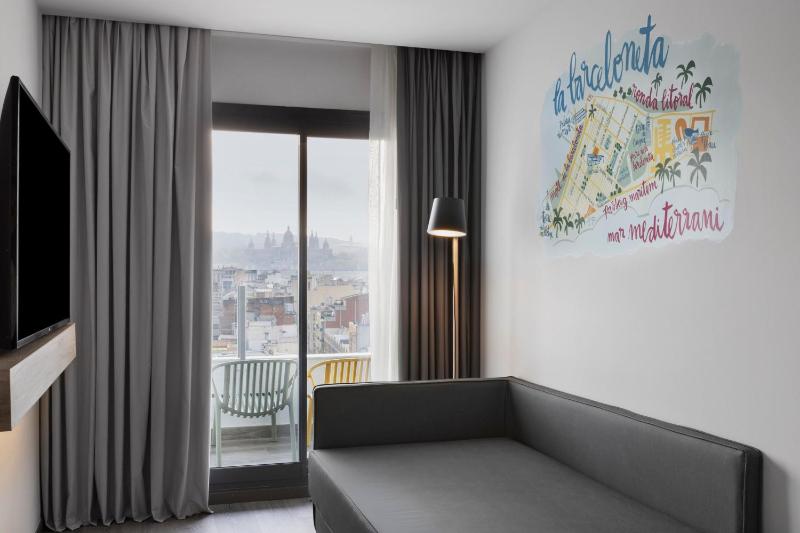 Moxy Double Room with Sofa Bed and Balcony image 3
