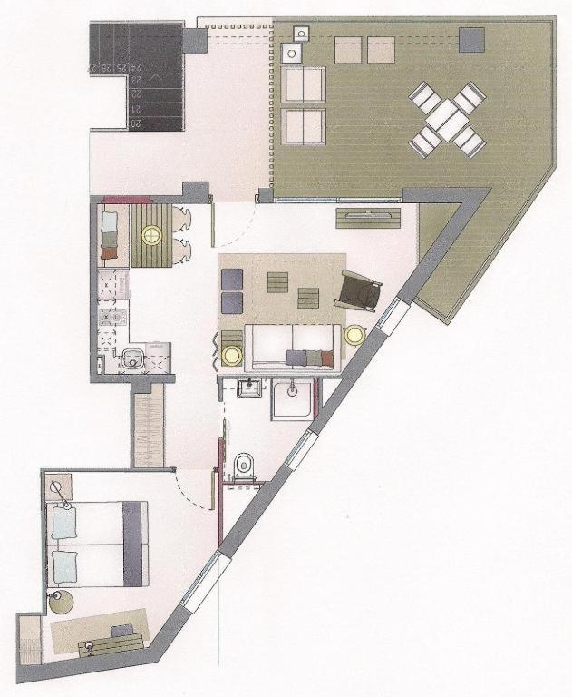 One-Bedroom Apartment with Terrace image 3