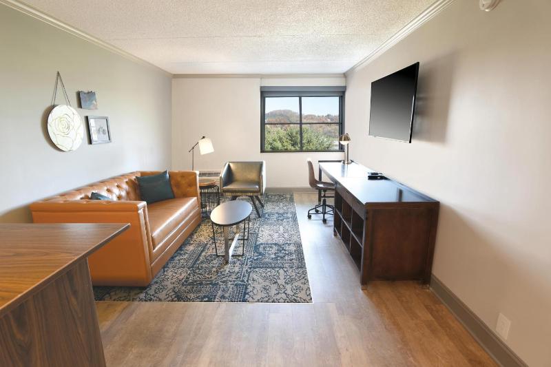 One-Bedroom Large Suite with Two Double Beds image 2