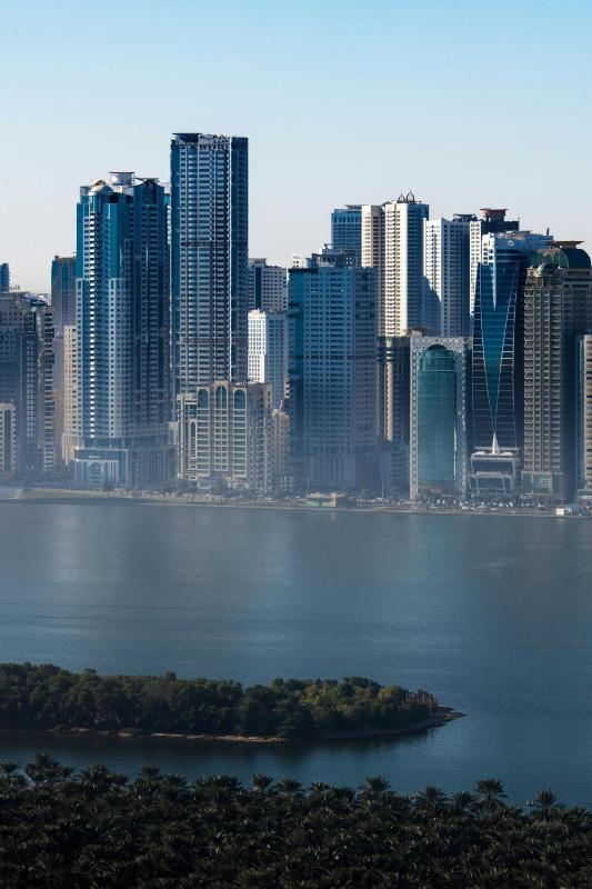 Sharjah Suite, 1 Bedroom Larger Suite, 1 King, Skyline view image 2