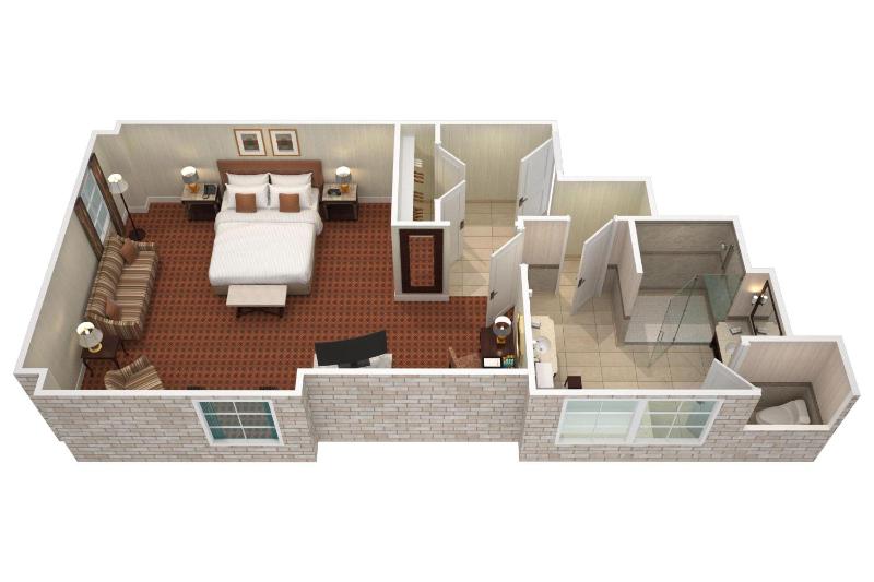 Metropolitan Suite, Suite, 1 King, Sofa bed image 2