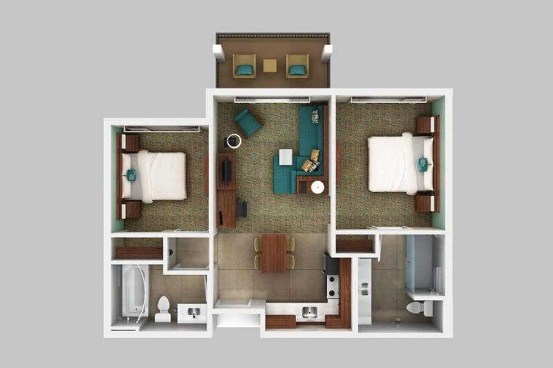 Two-Bedroom King Suite image 2