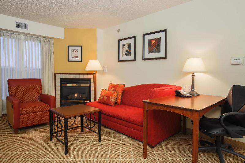 King Studio with Sofa Bed and Fireplace image 1