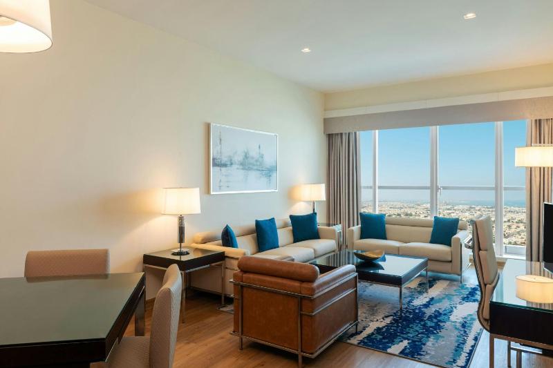 One Bedroom King Suite with Balcony - Complimentary shuttle service to Dubai Mall and Kite Beach image 4