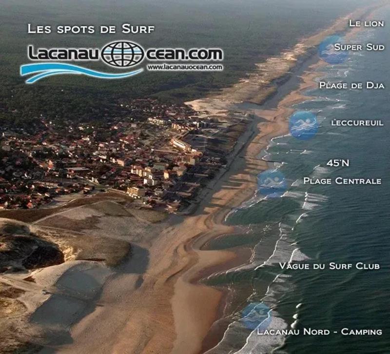 Maison charmante à Lacanau avec piscine partagée et terrasse - image 37