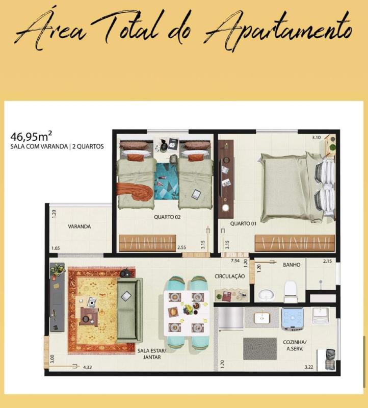 Apartamento com dois quartos para a COP30 - image 9
