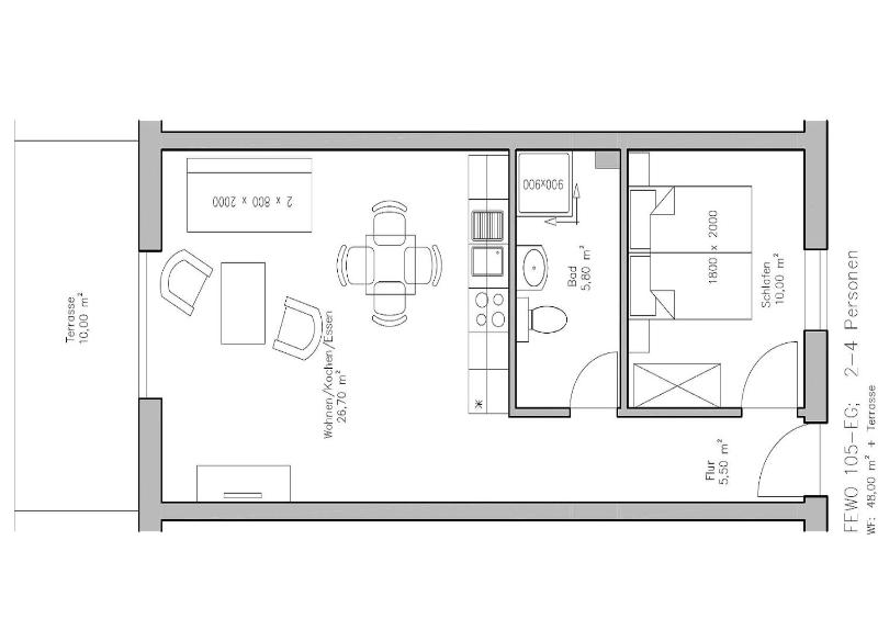 Apartment with Terrace (pets friendly) image 3