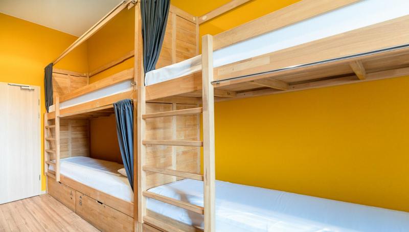 Bed in 8-Bed Mixed Dorm Shared Bathroom image 1