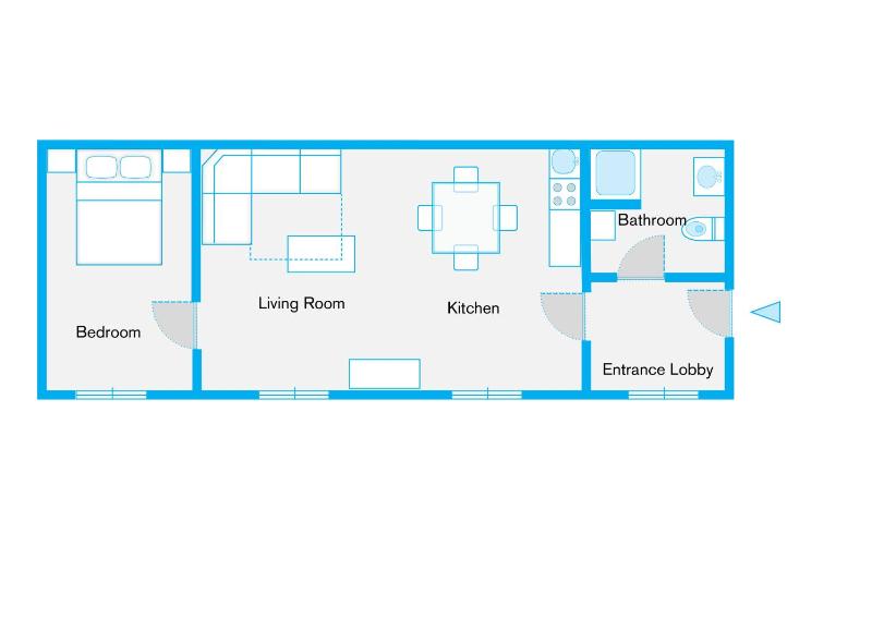 One-Bedroom Apartment First Floor image 2