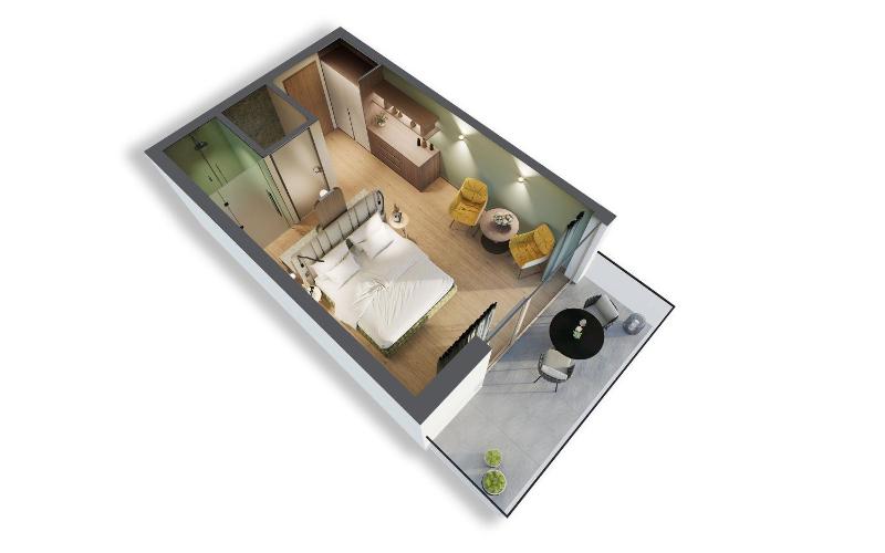Deluxe Double Room with Balcony image 2