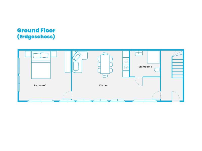 Mitte Loft group & family friendly 150m2 2BRs 2Bathrooms living & dinning room  4 - 8 Guests - image 10