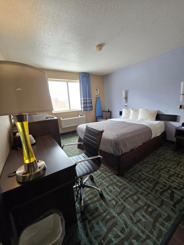 Queen Room with Roll-In Shower - Disability Access/Non Smoking/Interior Corridor image 3