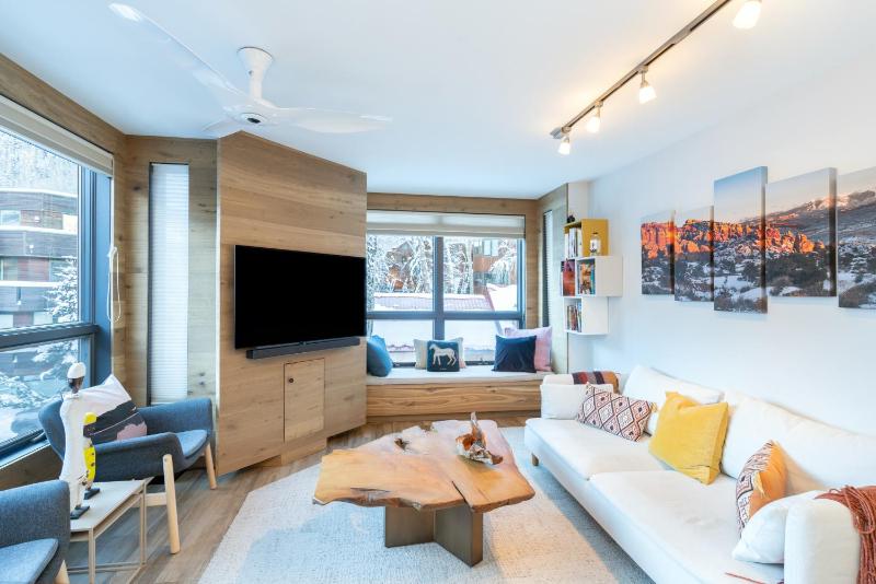 One block walk to gondola ski lockers downstairs River Trail close by! - image 13