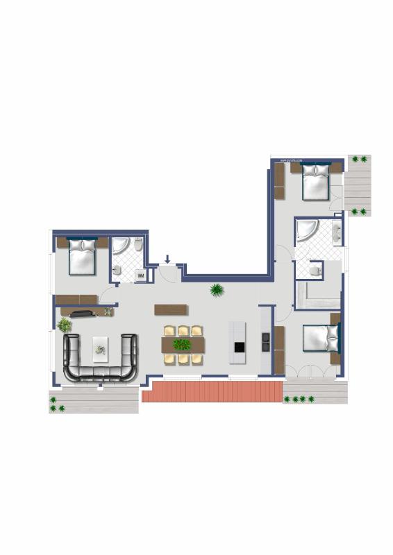Luce 4 - Three-Bedroom Apartment (1st floor) image 2