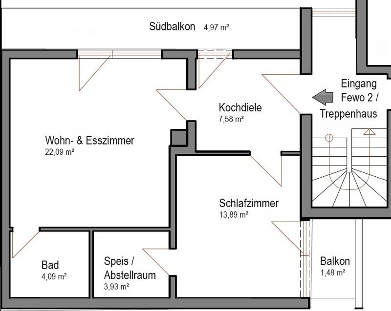 Apartment with Balcony image 2