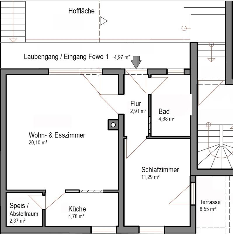 Apartment with Terrace image 2