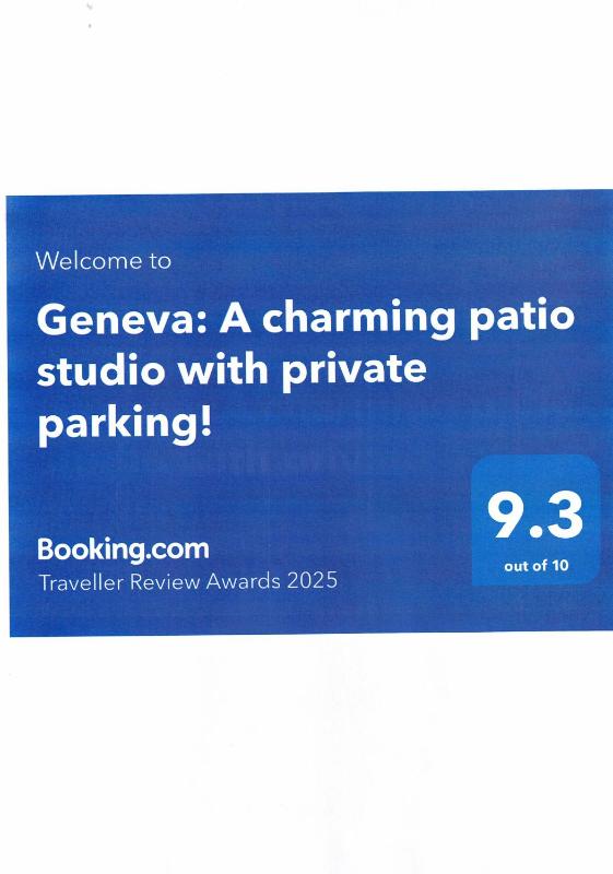 Geneva: A charming patio studio with private parking! - image 3