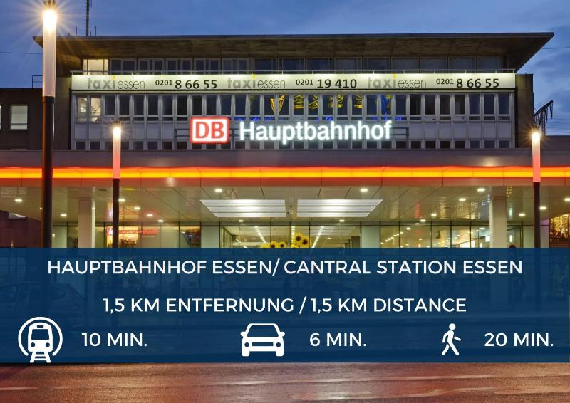 RtR Essen - Für bis zu 2 Personen - Voll ausgestattet - Balkon - Zentral Limbecker Platz - Messe - Uniklinikum - Smart TV - Modern - image 8