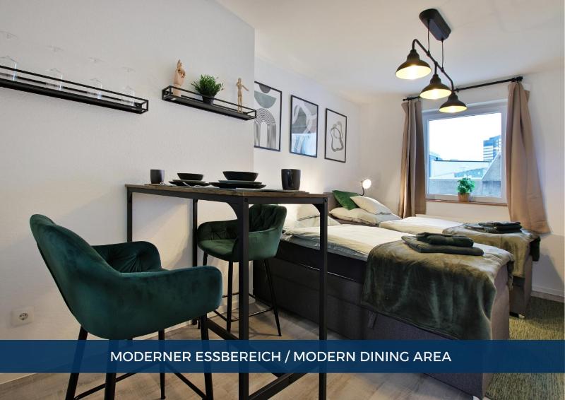 RtR Essen - Für bis zu 2 Personen - Voll ausgestattet - Balkon - Zentral Limbecker Platz - Messe - Uniklinikum - Smart TV - Modern - image 3