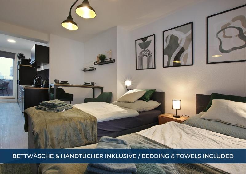 RtR Essen - Für bis zu 2 Personen - Voll ausgestattet - Balkon - Zentral Limbecker Platz - Messe - Uniklinikum - Smart TV - Modern - image 20