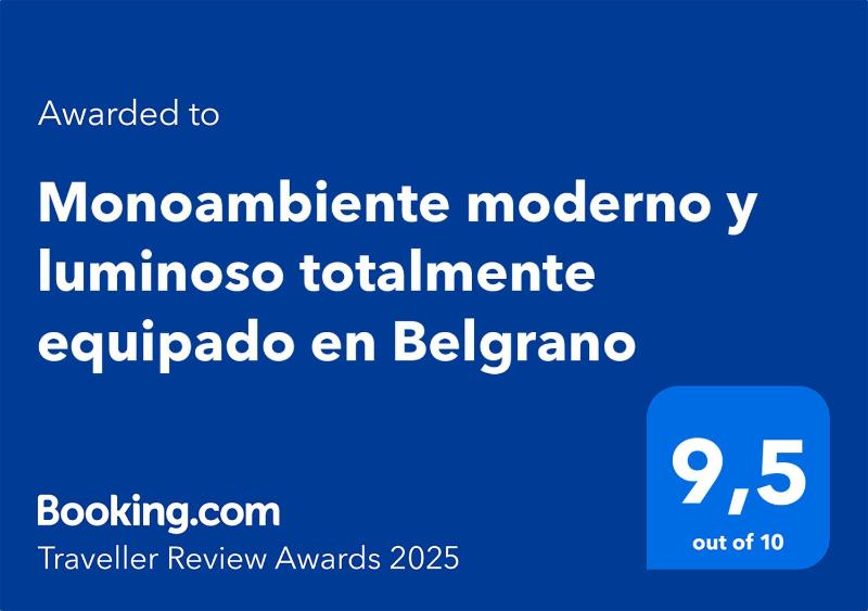 Monoambiente moderno y luminoso totalmente equipado en Belgrano - image 12