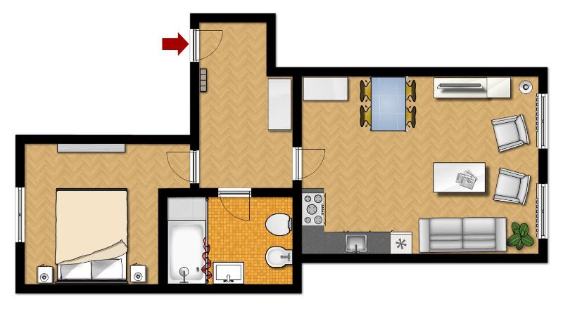 One-Bedroom Apartment image 2