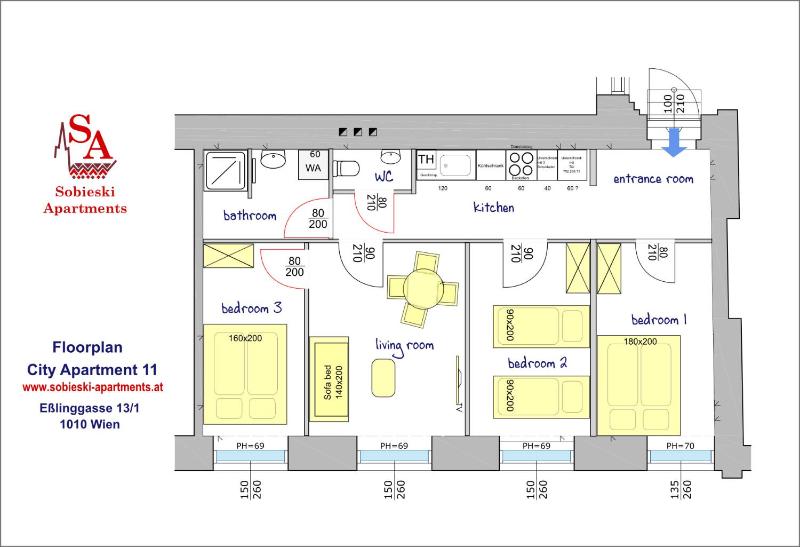 Three-Bedroom Apartment image 2