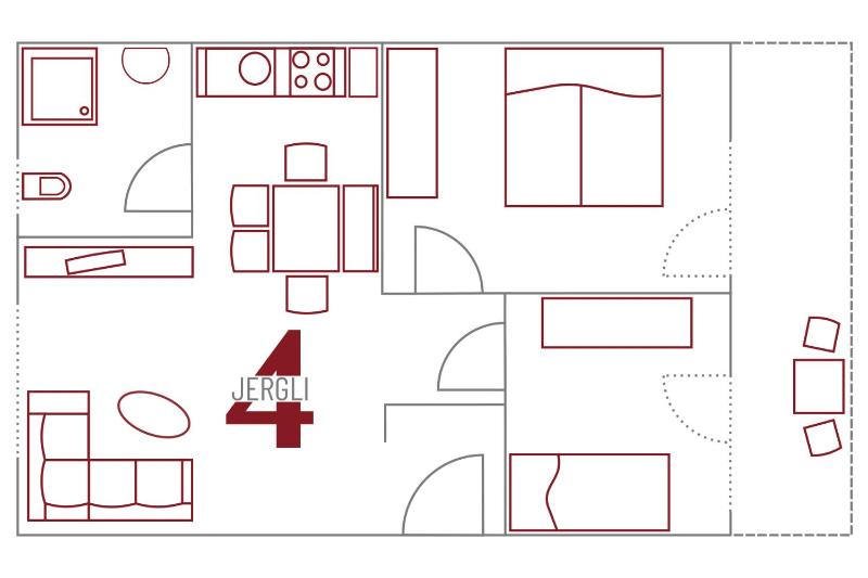 Two-Bedroom Apartment with Balcony image 2