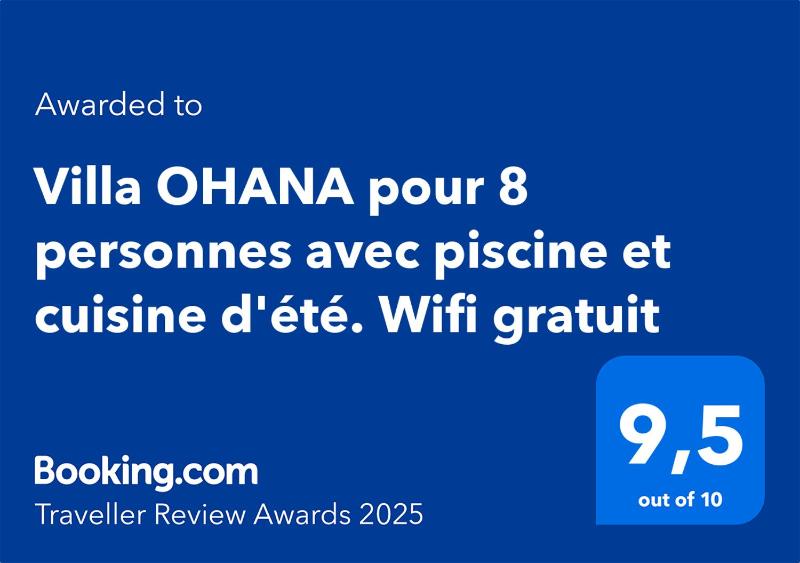 Villa OHANA pour 8 personnes avec piscine et cuisine d'été. Wifi gratuit - image 22