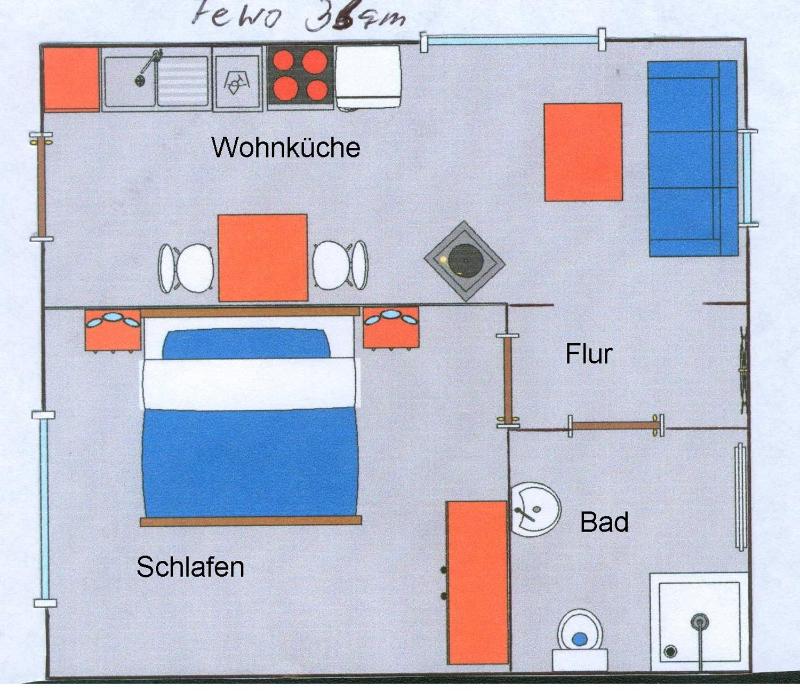 Haus Roseneck 60 m zum Strand Ferienwohnung 4 - image 7