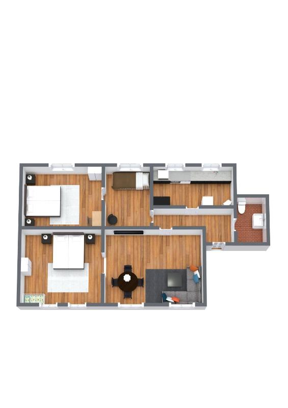 Three-Bedroom Apartment image 1