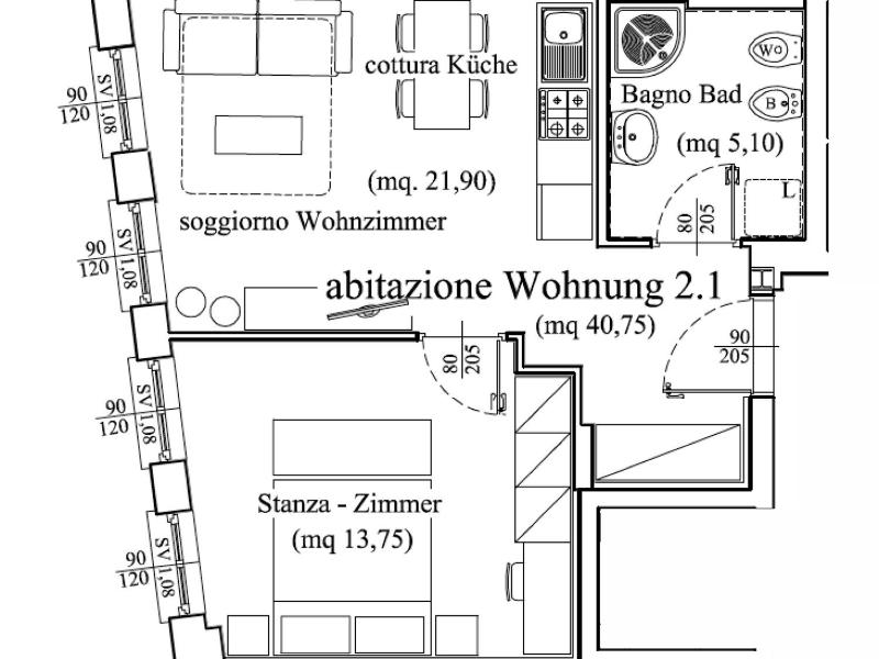 One-Bedroom Apartment image 2