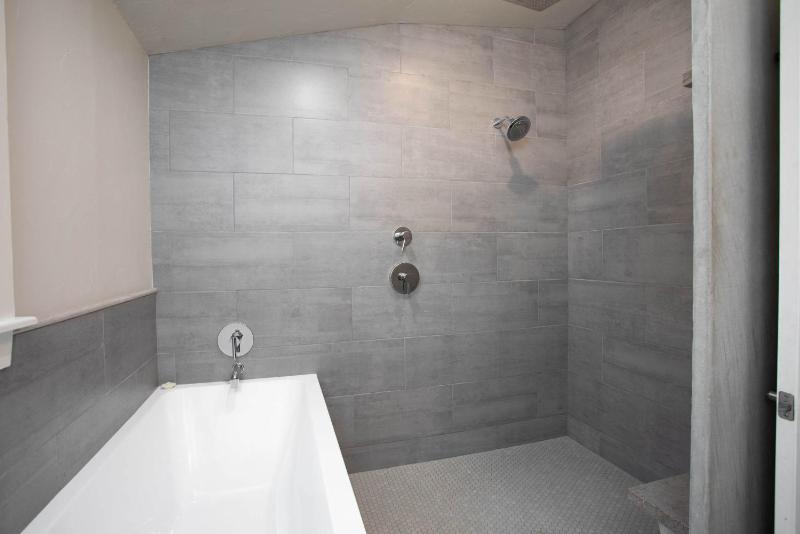 Tiled Shower Walk to Main Kitchenette Smart TV - image 8