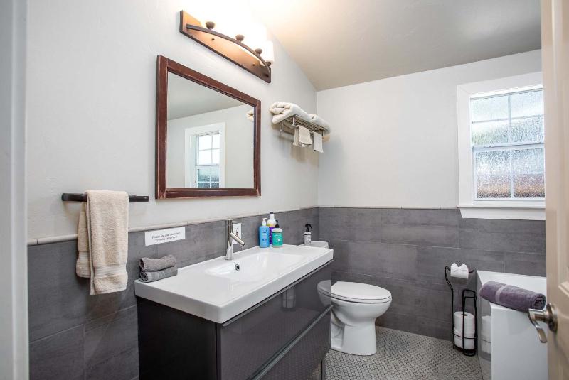 Tiled Shower Walk to Main Kitchenette Smart TV - image 14