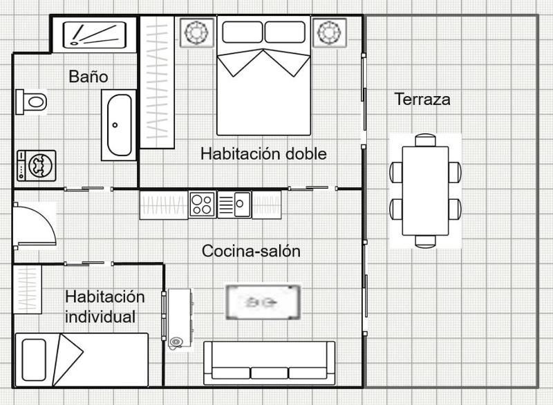 Apartamento céntrico con piscina Neptuno - image 4