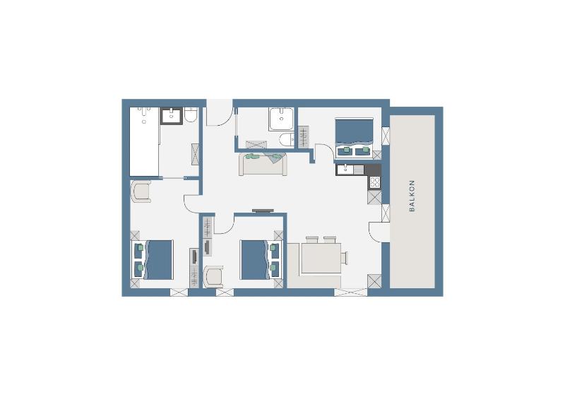 Three-Bedroom Apartment image 1