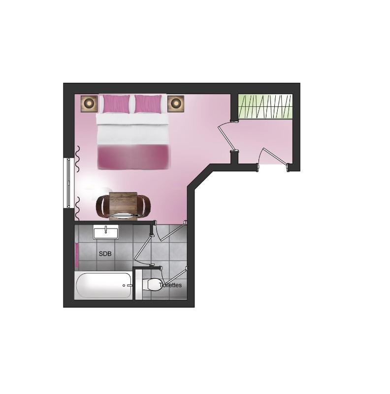 Double Room - Courtyard Side image 1