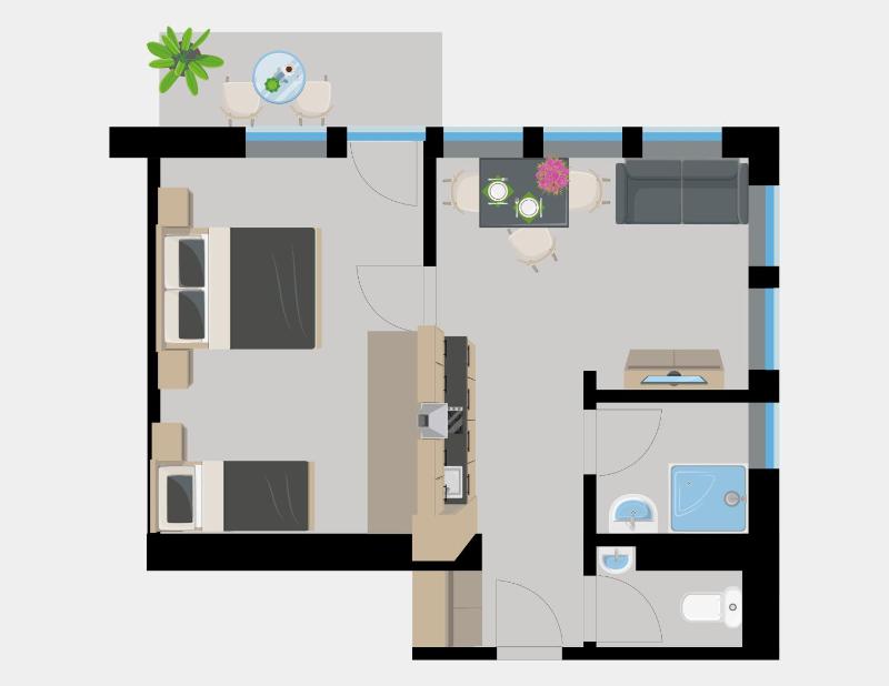 One-Bedroom Apartment image 2