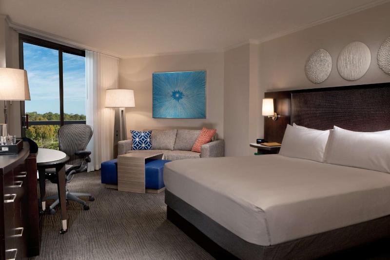 One King Bedroom with Resort View Mobility Hearing Accessible Tub image 3