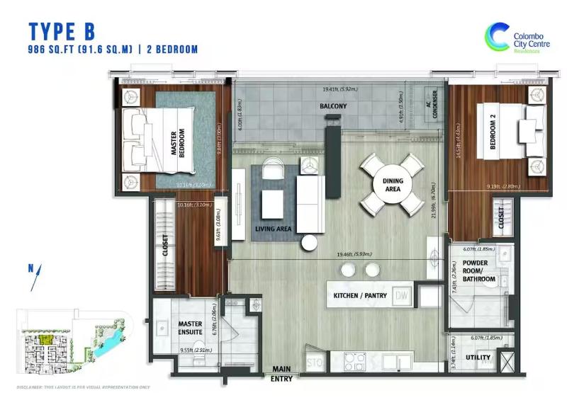 Two Bedroom Luxury Apartment in Colombo 2 - image 12